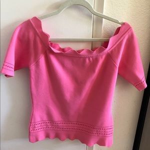 VENUS off the shoulder, and snugly fit top